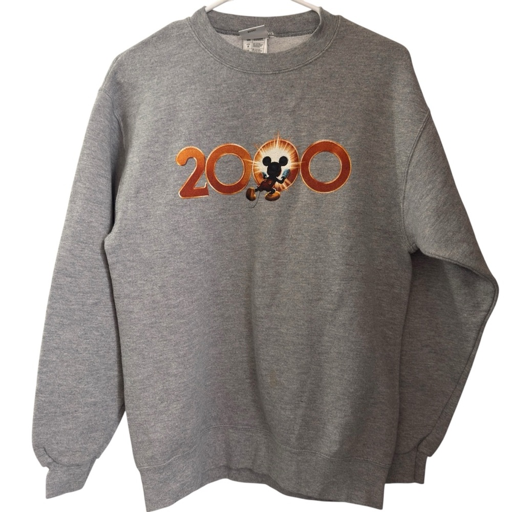 Disney 2000 Men's Sweater Grey Size S